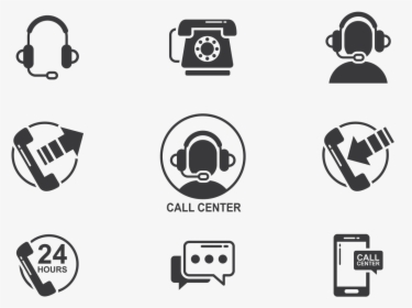 Call Center Agent Silhouette Icon, HD Png Download, Free Download
