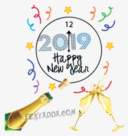 Happy New Year Free Clipart Images Pics For Whatsapp - New Years Clipart, HD Png Download, Free Download