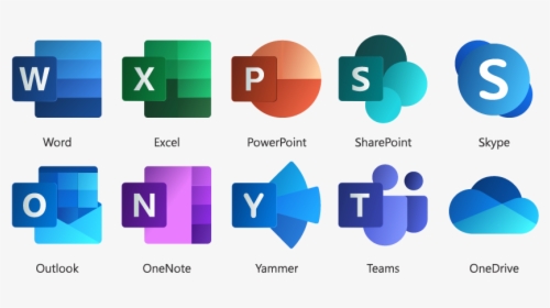 Office 365 Applications - Microsoft 365 Transparent Logo, HD Png Download, Free Download