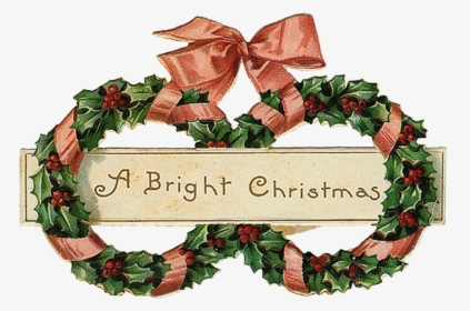 Christmas Wreath Vintage Png, Transparent Png, Free Download