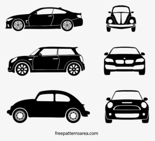 Clip Art Car Elevation Clipart - Side Car Silhouette Png, Transparent Png, Free Download