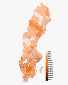 Riksdagsvalet 2014 - Sverige Kommuner Png Blank, Transparent Png, Free Download