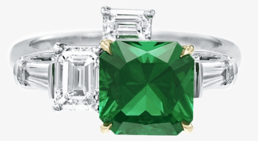 Central Park By Harry Winston, Emerald And Diamond - Harry Winston Emerald Ring Price, HD Png Download, Free Download