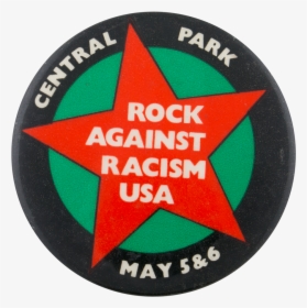 Rock Against Racism Central Park Events Button Museum - Rockwool, HD Png Download, Free Download