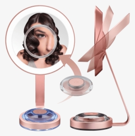Transparent Makeup Mirror Png - Conair Single-sided Lighted Makeup Mirror With Led, Png Download, Free Download