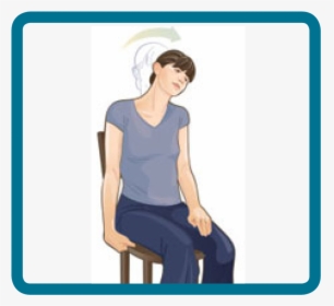 You Should Feel The Stretch On The Right Side Of Your - Upper Trap Stretch In Chair, HD Png Download, Free Download