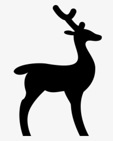 Reindeer Deer Hunting White-tailed Deer - Cartoon Reindeer Facing Right, HD Png Download, Free Download