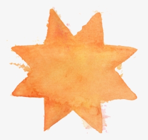 Clip Art Watercolor Painting Doodle Star - Maple Leaf, HD Png Download, Free Download