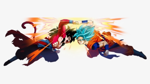 Dragon Ball Heroes - Xeno Goku Vs Goku, HD Png Download, Free Download