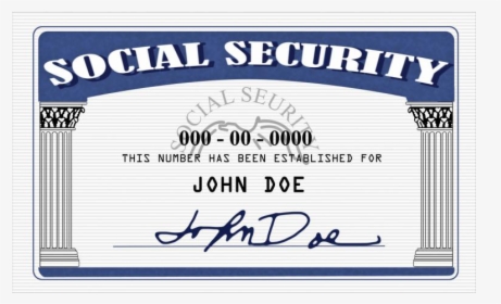 Socialsecuritycard - Immigrant Social Security Number, HD Png Download, Free Download