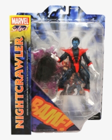 Marvel Select Nightcrawler Boxfront - X Men Nightcrawler Action Figure, HD Png Download, Free Download