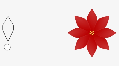 Hight Resolution Of Clip Art Christmas Poinsettia Flower - Poinsettia Flower Clip Art, HD Png Download, Free Download