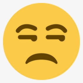 Angry Pissed Annoyed Unhappy - Smile Emoji Png, Transparent Png, Free Download