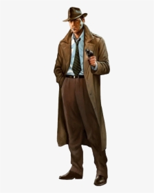 Detective Character Concept Art, HD Png Download, Free Download