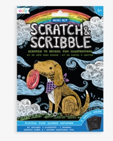 Mini Scratch & Scribble 7 Piece Art Kit- Playful Pups - Comic Book, HD Png Download, Free Download