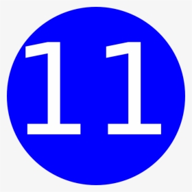 Number 11 In Circle, HD Png Download, Free Download