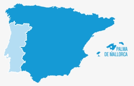 Spain Map Blue, HD Png Download, Free Download