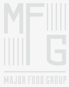 A Close Up Of A Sign - Major Food Group Logo, HD Png Download, Free Download