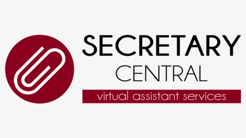 Secretary Central - Virtual Assistant Logo Red, HD Png Download, Free Download