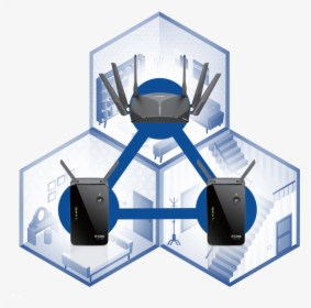 Add An Exo Extender To Your Exo Smart Mesh Router - Mesh Networking, HD Png Download, Free Download