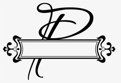 Transparent Split Arrow Png - Split Monogram Letter D, Png Download, Free Download