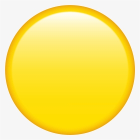 Yellow Circle Emoji Png, Transparent Png, Free Download