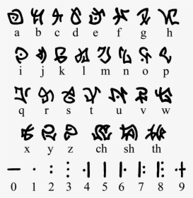 File - Atlantean - Atlantean Alphabet, HD Png Download, Free Download