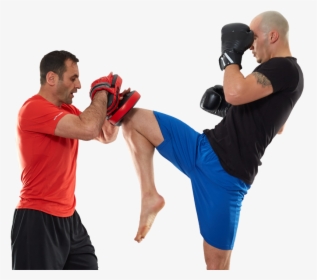 Two Men Kick Boxing Training - Sanshou, HD Png Download, Free Download