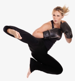 Kick Boxing Girl Png, Transparent Png, Free Download