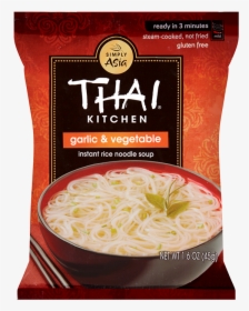 Garlic And Vegetable Instant Rice Noodle Soup - Thai Kitchen Spring Onion, HD Png Download, Free Download