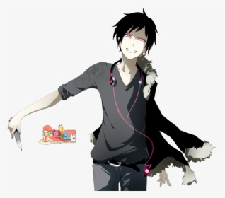 Thumb Image - Anime Guy With Headphones, HD Png Download, Free Download