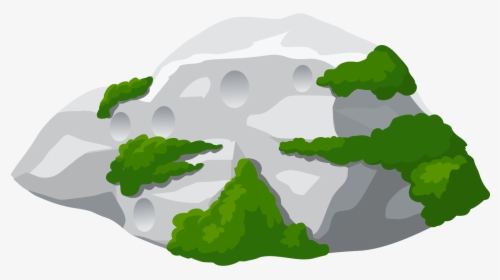 Transparent Smooth Rock Clipart - Mossy Rock Clipart, HD Png Download, Free Download