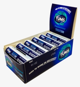 Tums Peppermint Regular Strenth - Confectionery, HD Png Download, Free Download