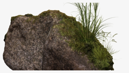 Rocks With Moss Png, Transparent Png, Free Download