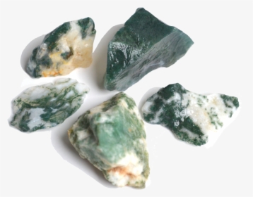 Moss Agate - Green And White Quartz, HD Png Download, Free Download