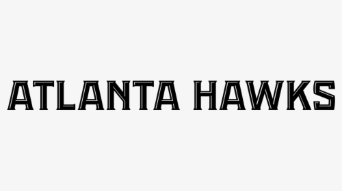 Atlanta Hawks - Nba Atlanta Hawks Font, HD Png Download, Free Download