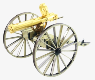 Old West Gatling Gun - Old Gatling Gun, HD Png Download, Free Download