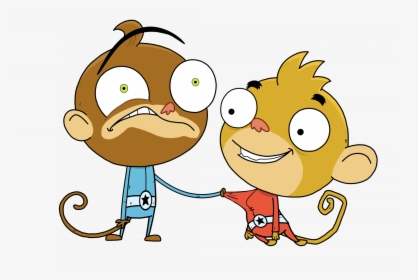 Rocket Monkey Clipart Png Download Rocket Monkeys Wally And Gus
