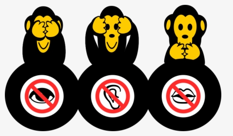 3 Wise Monkeys Remix Sticker - Remix Sticker, HD Png Download, Free Download