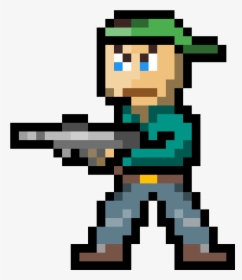 Rain Minecraft Pixel Art , Transparent Cartoons - Pixel Thug Character, HD Png Download, Free Download