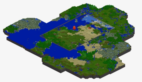Current Minecraft Surface Map - Atlas, HD Png Download, Free Download