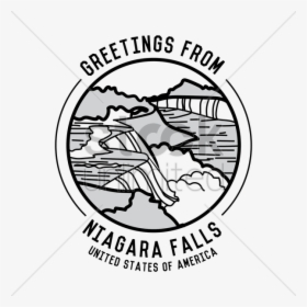Niagara Falls Vector Image - Niagara Falls Clip Art, HD Png Download, Free Download