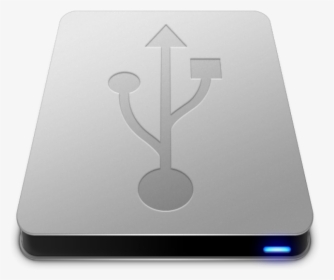 Usb Flash Drive Png Image - External Hard Drive Icon Png, Transparent Png, Free Download