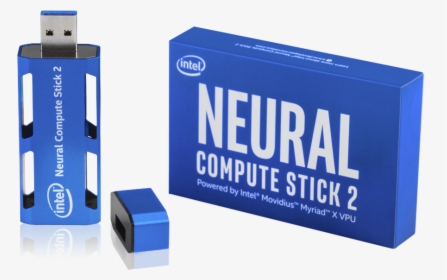 Ncs2 And Box - Intel Neural Compute Stick 2, HD Png Download, Free Download