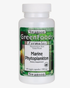 Swanson Marine Phytoplankton 500 Mg 60 Veg Caps - Momordica Charantia, HD Png Download, Free Download