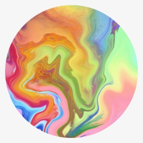 🌈  #rainbow #swirl #circle #fluid #background - Circle, HD Png Download, Free Download