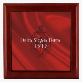 Delta Sigma Theta Jewelry Box - Wood, HD Png Download, Free Download