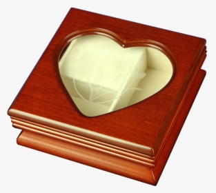 Heart Shape Window Musical Jewelry Box"  Class= - Plywood, HD Png Download, Free Download