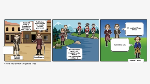 Storyboard That Fredonian Rebellion, HD Png Download, Free Download