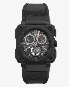 Transparent Watch Hand Png - Bell And Ross Carbon Tourbillon, Png Download, Free Download